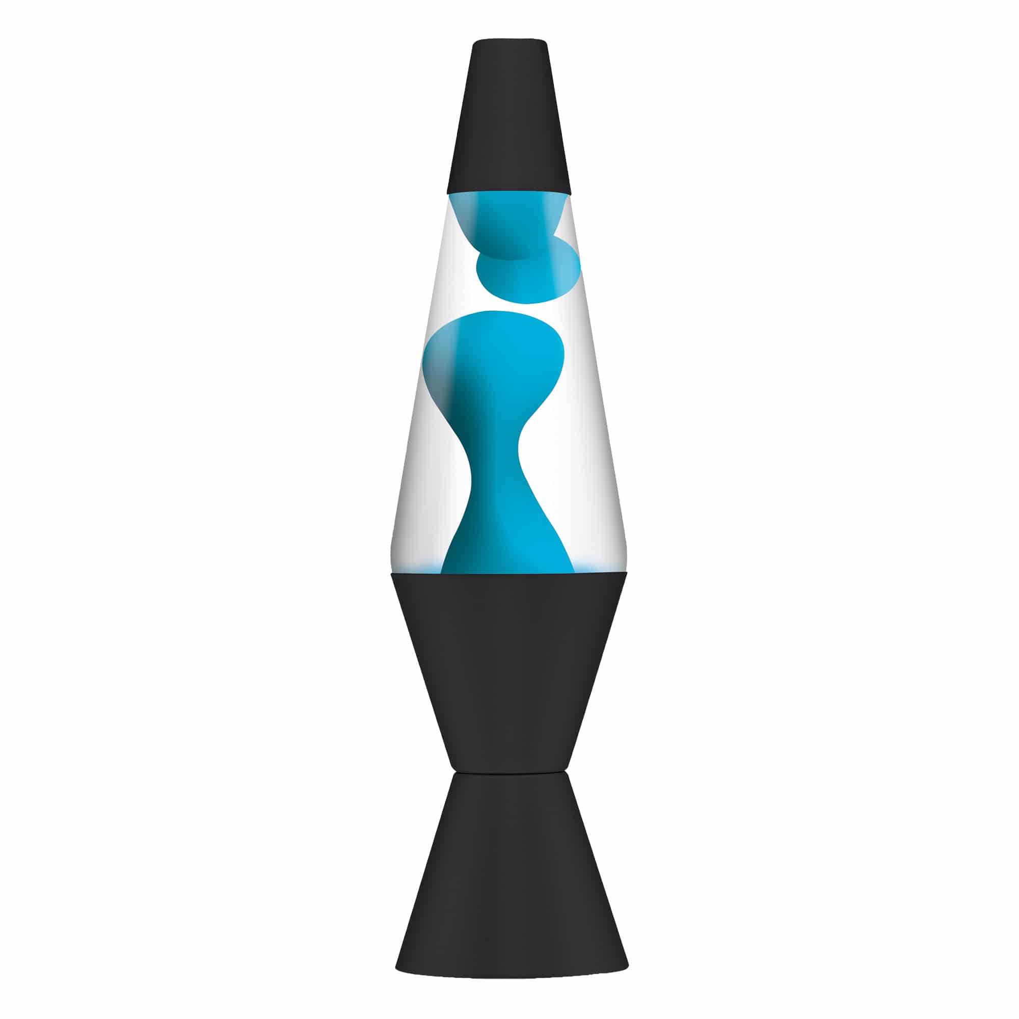 14.5" Lava Lamp Neon – Blue/Clear/Black